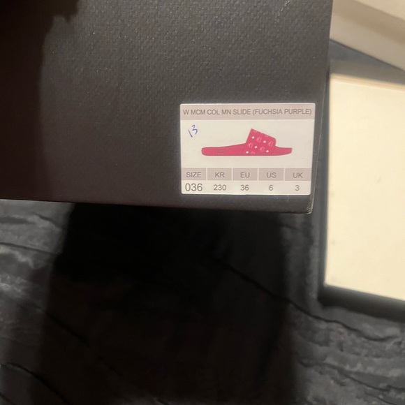 MCM Pink Slide Sandals - Picture 2 of 5